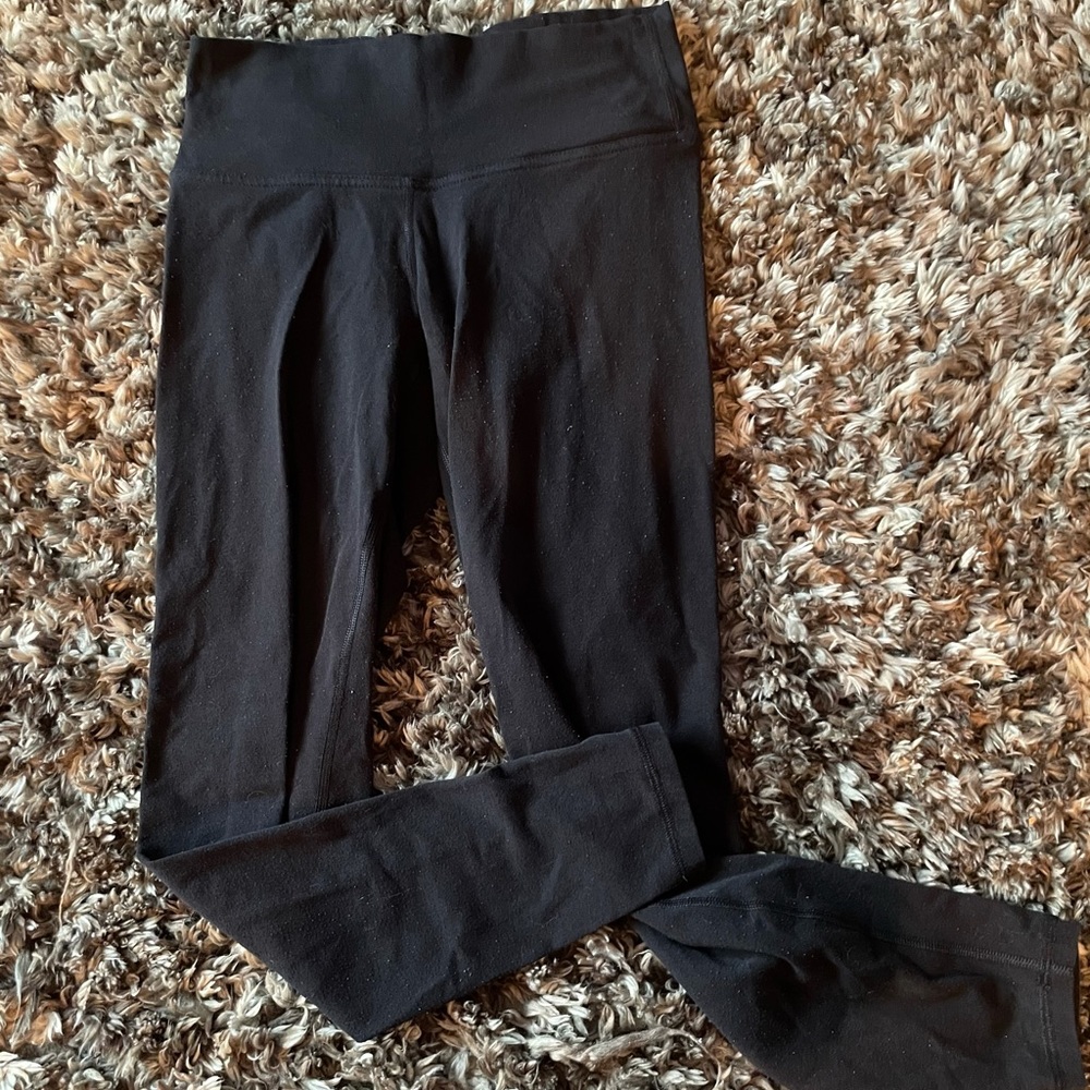Black cotton leggings